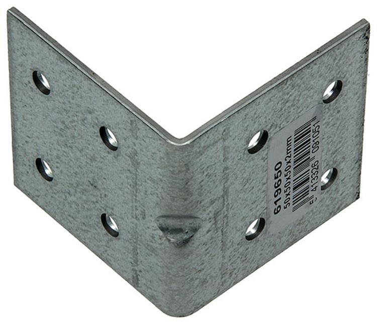 Afbeelding laden in galerijviewer, 1003149 - hoekanker verz.50x50x50x2mm | 100 stuks
