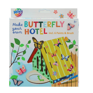 Afbeelding laden in galerijviewer, Creative craft group vlinder hotel maken 16x13x10 cm | 2 stuks
