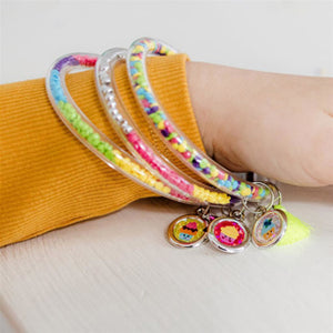 Totum glitterarmbanden maken | 2 stuks