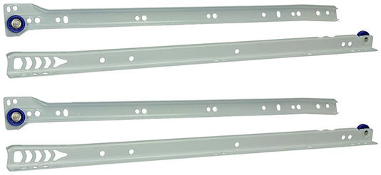 1013690 - paar rolladegeleiders wit 25kg 45cm | 5 stuks