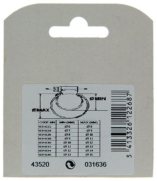 Mack 1011659 - 2 mini spanringen verzinkt 13x15mm | 10 stuks