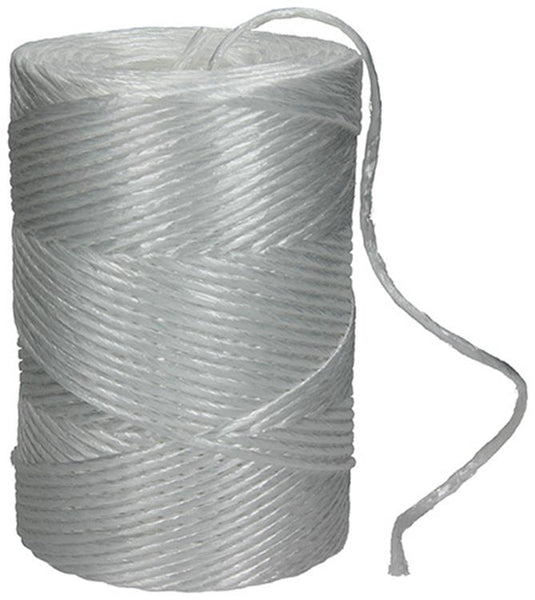 Mack 1014945 - paktouw pp wit 3mm ca 250m | 5 stuks