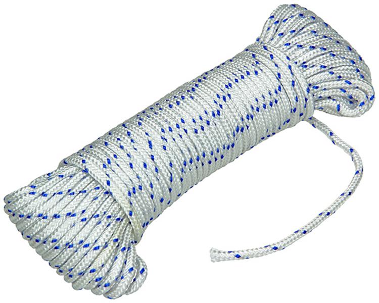 Afbeelding laden in galerijviewer, Mack 1014995 - pp gevlochten wit blauw streng4mm 20m | 5 stuks
