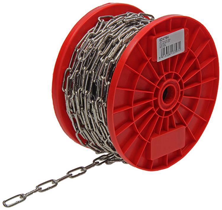 Afbeelding laden in galerijviewer, Mack 1015114 - kett. inox sch. lang din5685-1ø 3mm l 26mm 30m wwl 40 kg | 30 stuks
