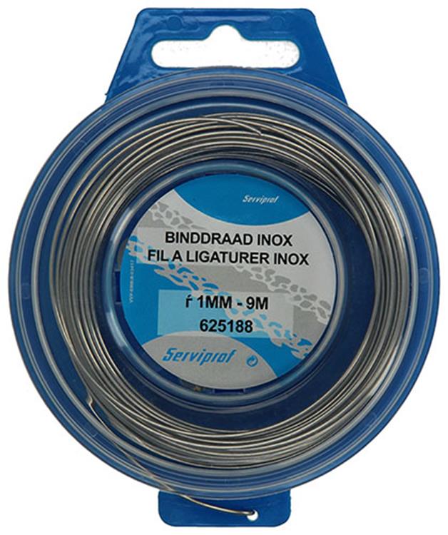 Afbeelding laden in galerijviewer, Mack 1015188 - binddraad inox hobby ø1mm - 9m | 6 stuks
