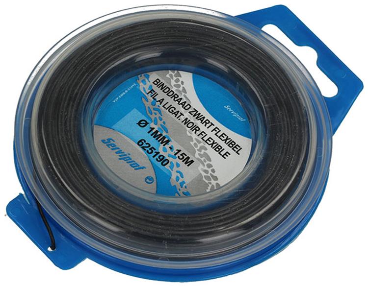 Afbeelding laden in galerijviewer, Mack 1015189 - binddraad zwart getemp. hobby ø1mm - 15m | 6 stuks
