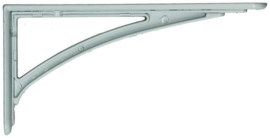 1015316 - versterkte konzool alu wit 175x100 mm | 6 stuks