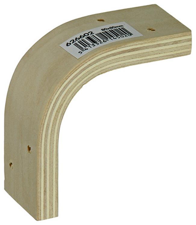 Afbeelding laden in galerijviewer, 1015320 - konzool multiplex naturel 80x80mm | 10 stuks

