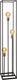 Lucide arthur - vloerlamp - 3xe27 - zwart