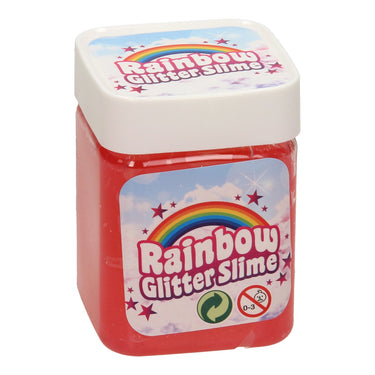 Johntoy regenboog glitter slijm