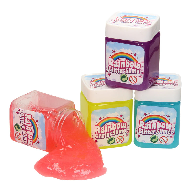 Afbeelding laden in galerijviewer, Johntoy regenboog glitter slijm
