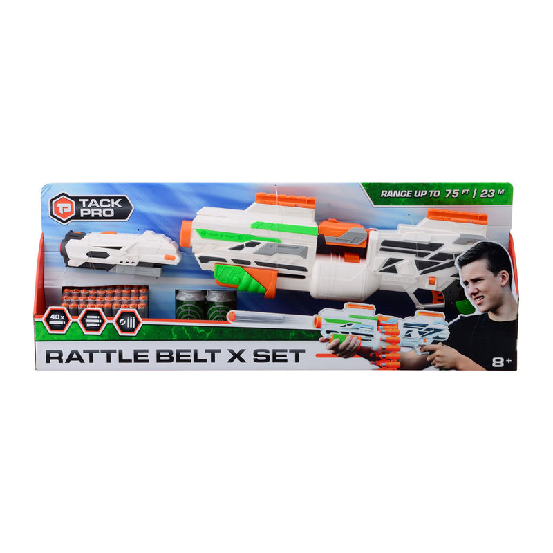 Afbeelding laden in galerijviewer, Tack Pro Tack Rattle Belt X Set met 40 darts en accessoires
