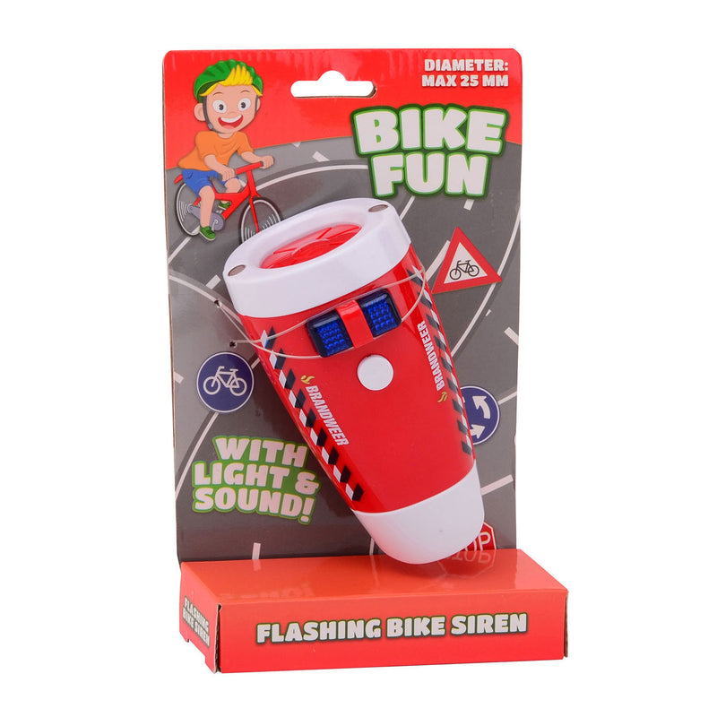 Afbeelding laden in galerijviewer, Bike fun led lamp brandweer met sirene
