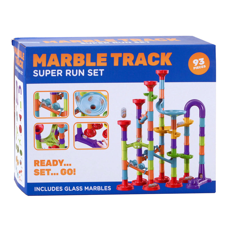 Afbeelding laden in galerijviewer, knikkerbaan super run set, 93dlg.
