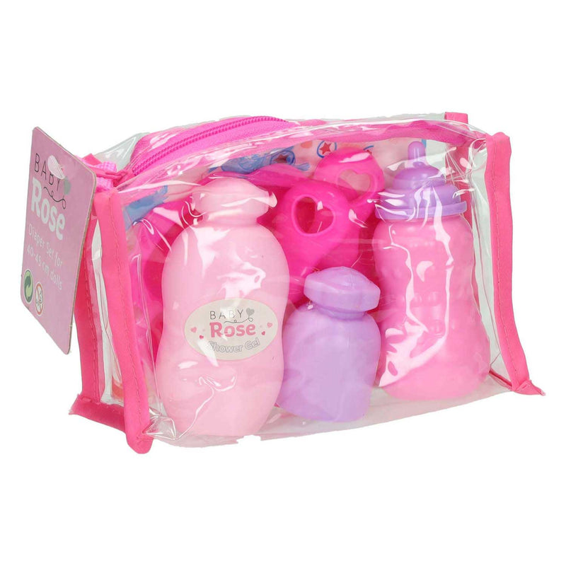 Afbeelding laden in galerijviewer, Johntoy john toy baby rose verzorgset in tasje
