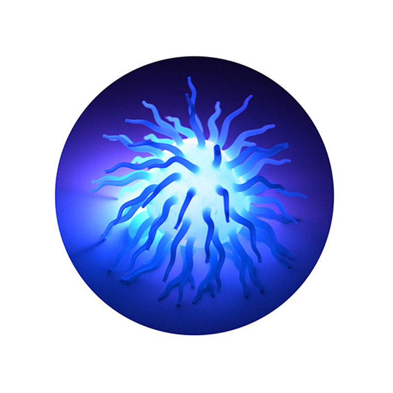 Afbeelding laden in galerijviewer, Johntoy spike fluffy bal met licht, ø 12cm
