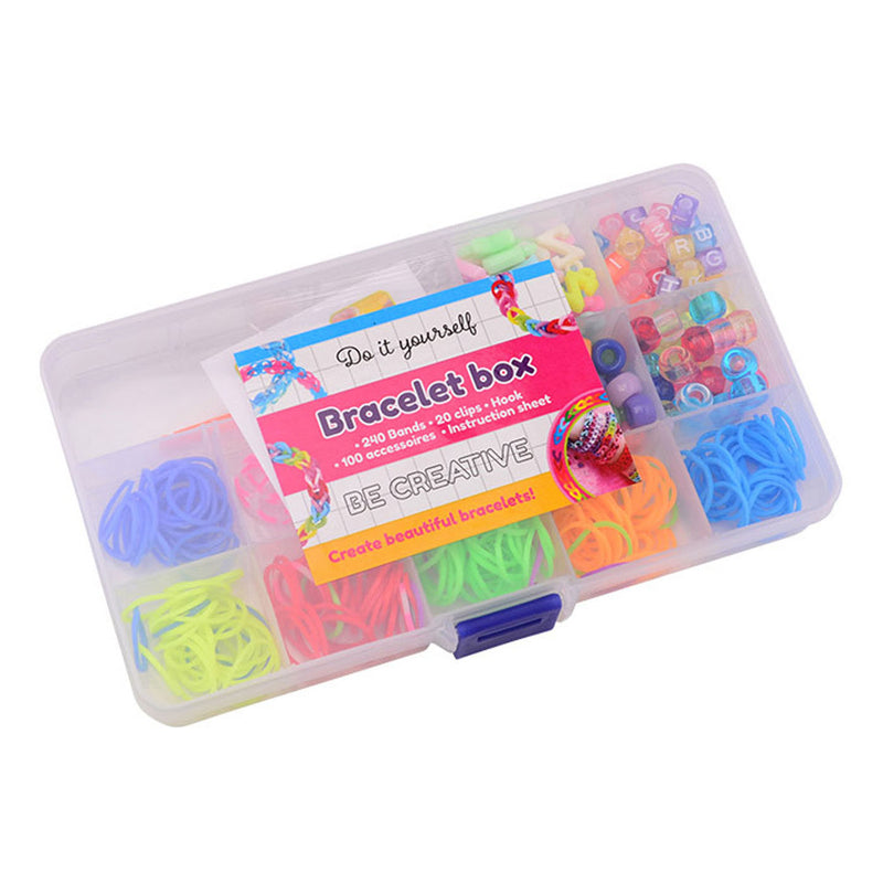 Afbeelding laden in galerijviewer, Johntoy loom bandjes set in opbergdoos
