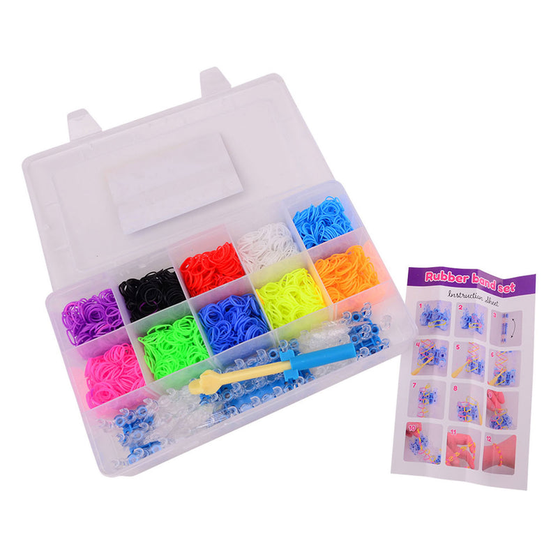 Afbeelding laden in galerijviewer, Johntoy loom bandjes set in opbergdoos, 3000dlg.
