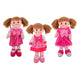 Johntoy baby rose zachte pop, 40cm.