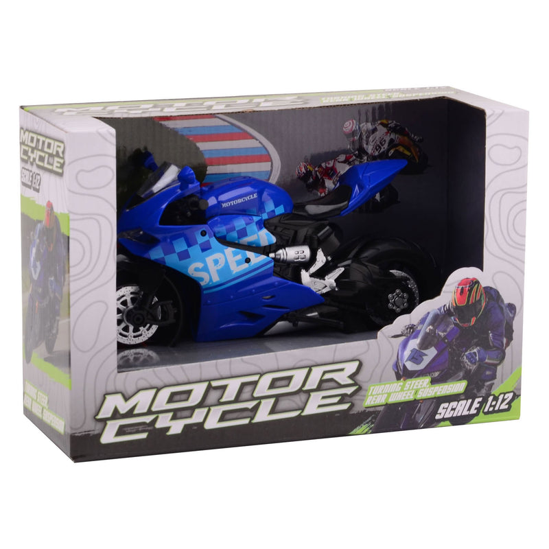 Afbeelding laden in galerijviewer, Johntoy race motorfiets in doos 3 assorti
