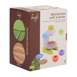Johntoy jouéco - microscoop met 3 lenzen