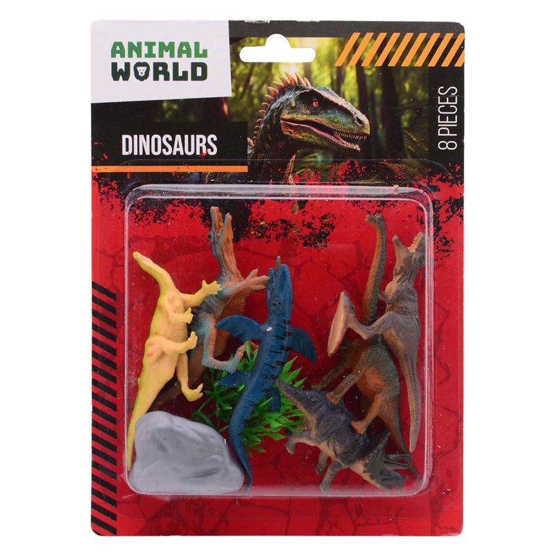 Afbeelding laden in galerijviewer, Johntoy animal world - dino speelset, 8dlg.
