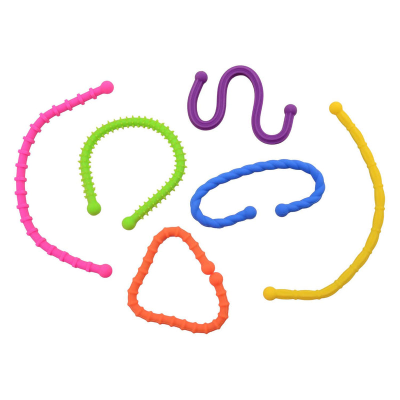 Afbeelding laden in galerijviewer, Johntoy fidget twist sticks set - 6 stuks anti stress speelgoed.
