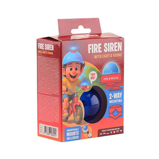 Johntoy bike fun sirene zwaailicht brandweer de luxe