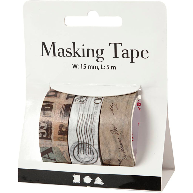 Afbeelding laden in galerijviewer, Https: www.cchobby.nl masking-tape-correspondentie-l-5-m-b-15-mm-3-rol-1-doos
