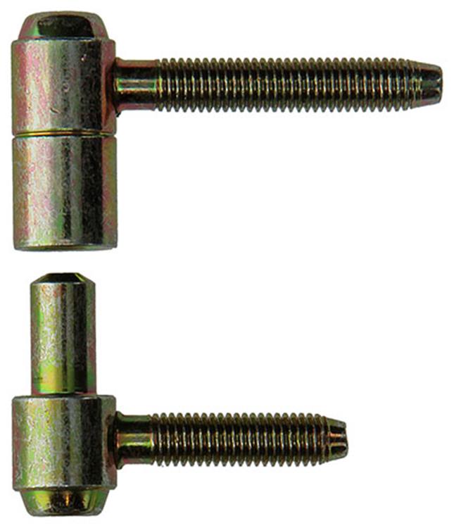 Afbeelding laden in galerijviewer, Mack 1019175 - 2 deurinboorpaumellen gebichromateerd 16x56mm | 5 stuks

