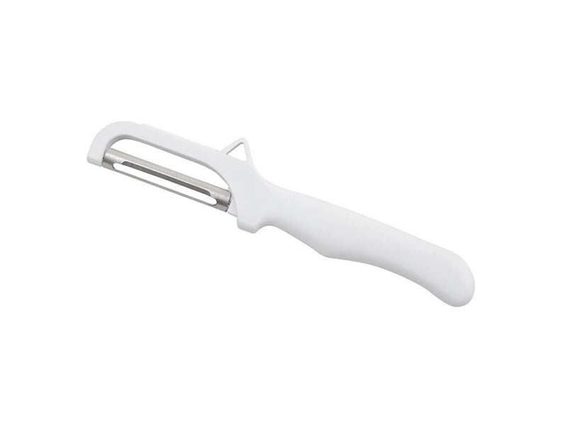 Afbeelding laden in galerijviewer, Metaltex speedy dunschiller 18cm wit op kaart
