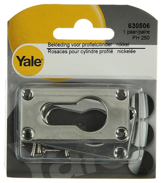 Yale 1019200 - 2 nikkel bekleding.profielcil,ph250 | 5 stuks