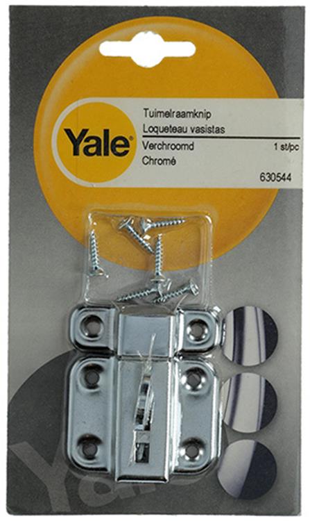 Yale 1019219 - 1 tuimelraamknip verchroomd | 5 stuks
