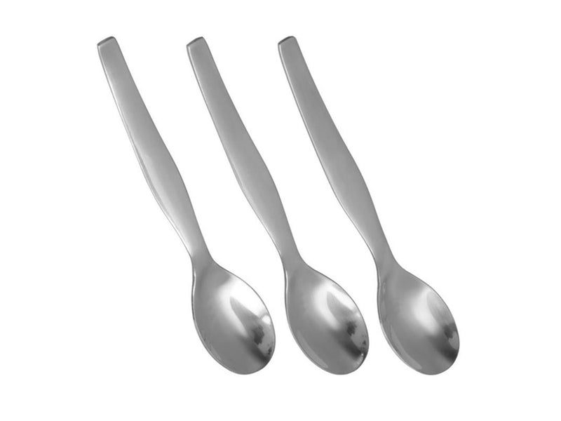 Afbeelding laden in galerijviewer, Metaltex eierlepels metaal 12,5cm set a 3 stuks
