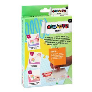 Creafun trend magische 3d puffy waterkunst | 6 stuks