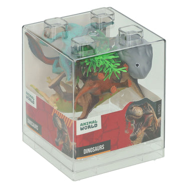 Johntoy animal world - dinosaurus set - 8dlg.