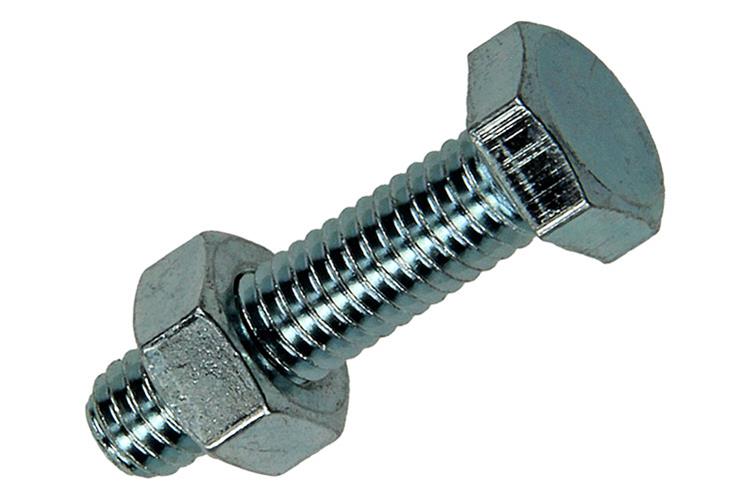 Afbeelding laden in galerijviewer, Mack 1017606 - tapbout + moer staal verzinkt 13 st m6 x 25 mm | 10 stuks
