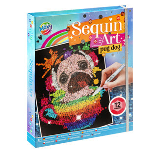 Afbeelding laden in galerijviewer, Sequin art 20 x 25 cm 12 kleuren 2 assorti | 2 stuks
