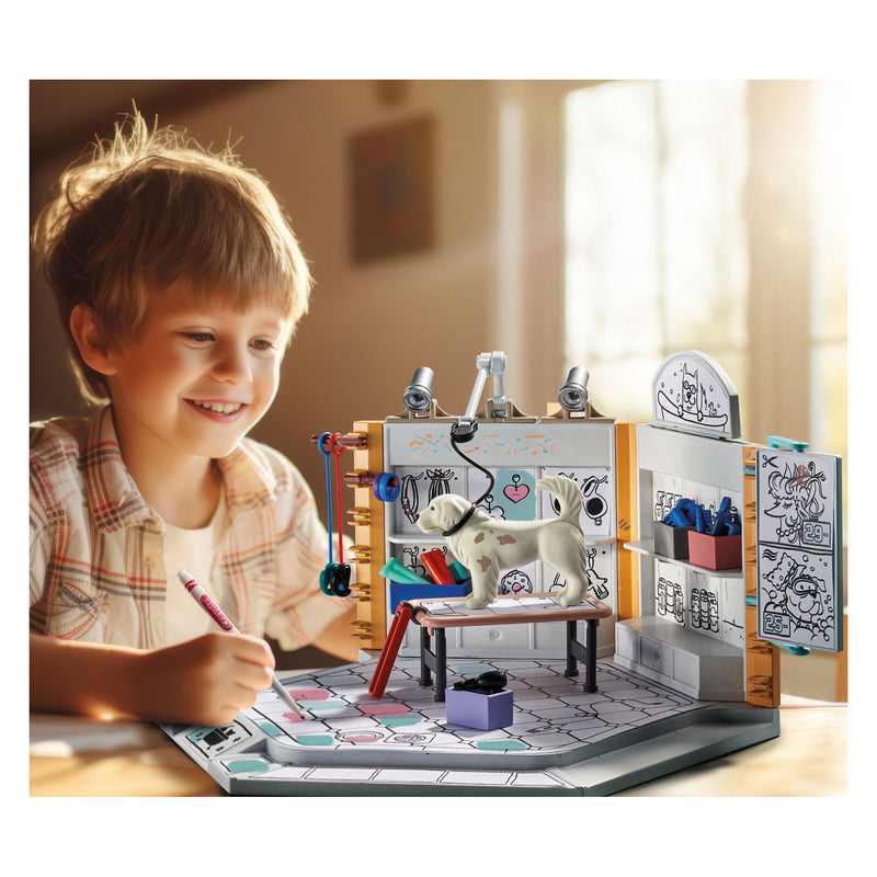 Afbeelding laden in galerijviewer, Playmobil color hondensalon - 71514
