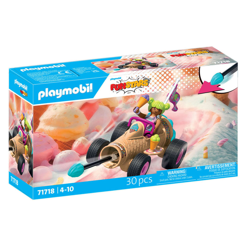 Afbeelding laden in galerijviewer, Playmobil funstars racende ijshoorn - 71718
