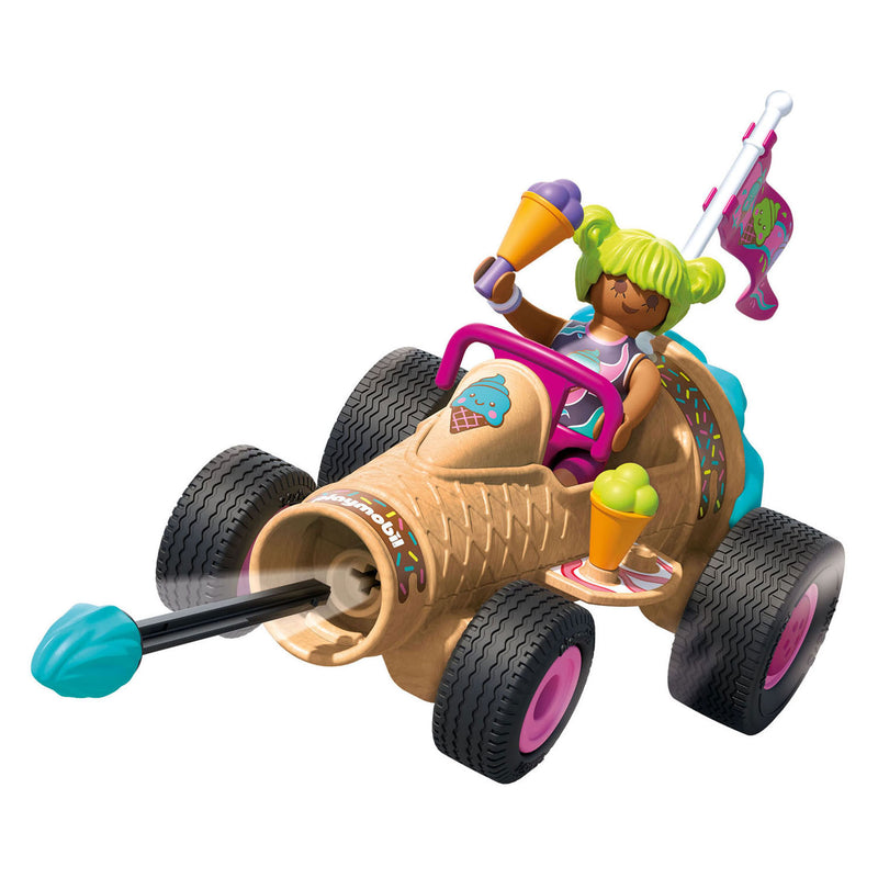 Afbeelding laden in galerijviewer, Playmobil funstars racende ijshoorn - 71718
