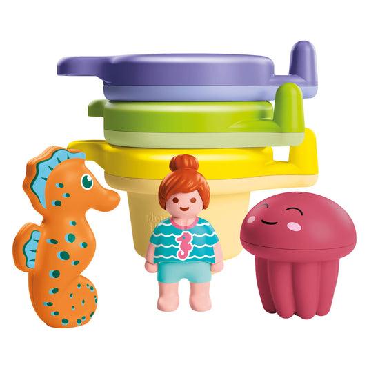 Playmobil junior aqua drijvende bekers met waterpret - 71776