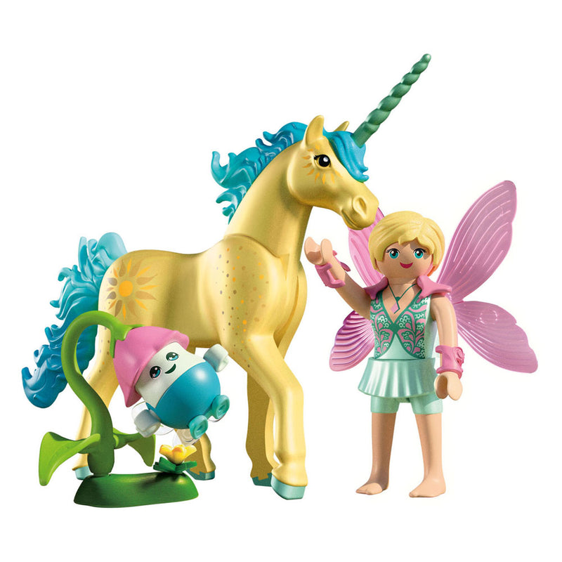 Afbeelding laden in galerijviewer, Playmobil verzameleenhoorn zonneschijnbloesem met fee - 71842
