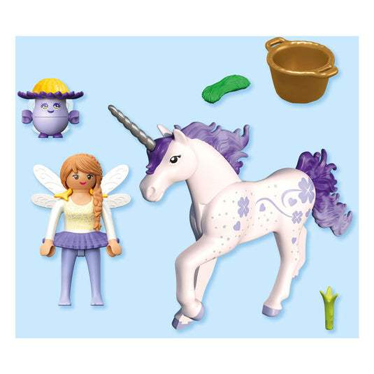 Playmobil verzameleenhoorn gelukslavendel met fee - 71843