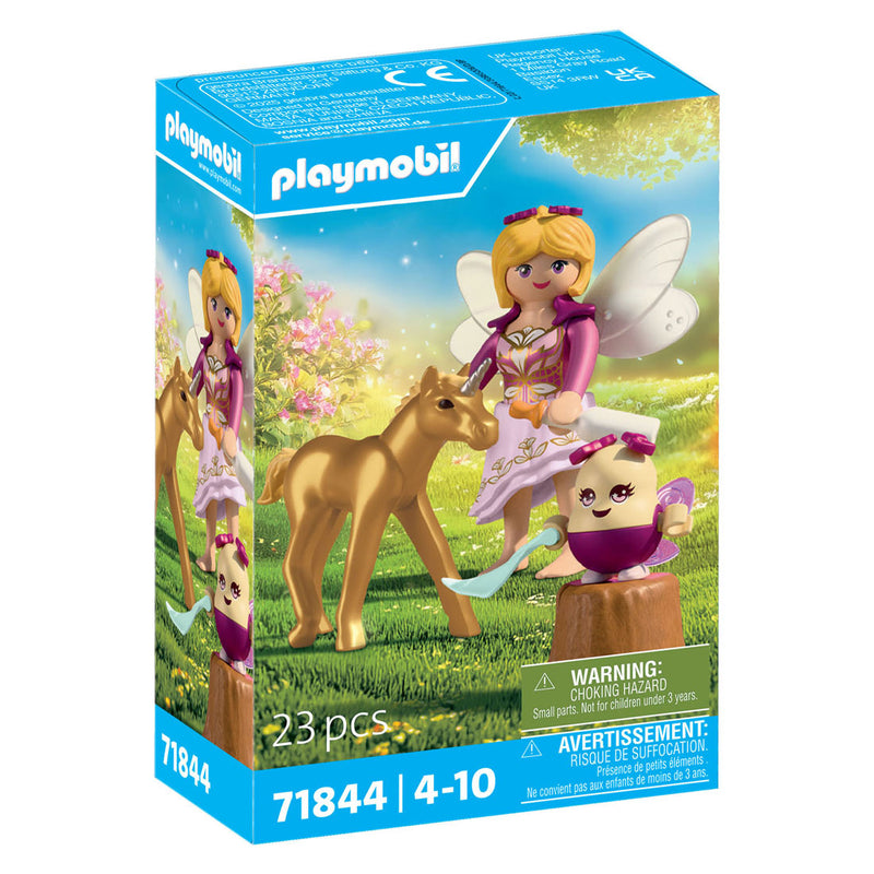 Afbeelding laden in galerijviewer, Playmobil gouden eenhoornveulen met fee - 71844

