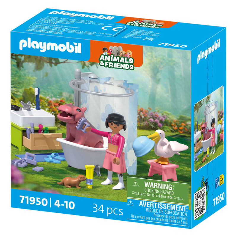 Afbeelding laden in galerijviewer, Playmobil animals friends dierenbadplezier - 71950
