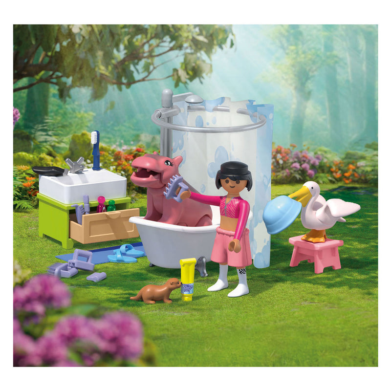 Afbeelding laden in galerijviewer, Playmobil animals friends dierenbadplezier - 71950
