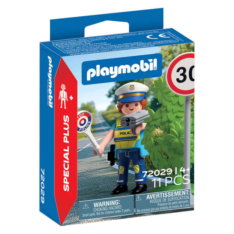 Afbeelding laden in galerijviewer, Playmobil specials politieagent met snelheidsradar - 72029
