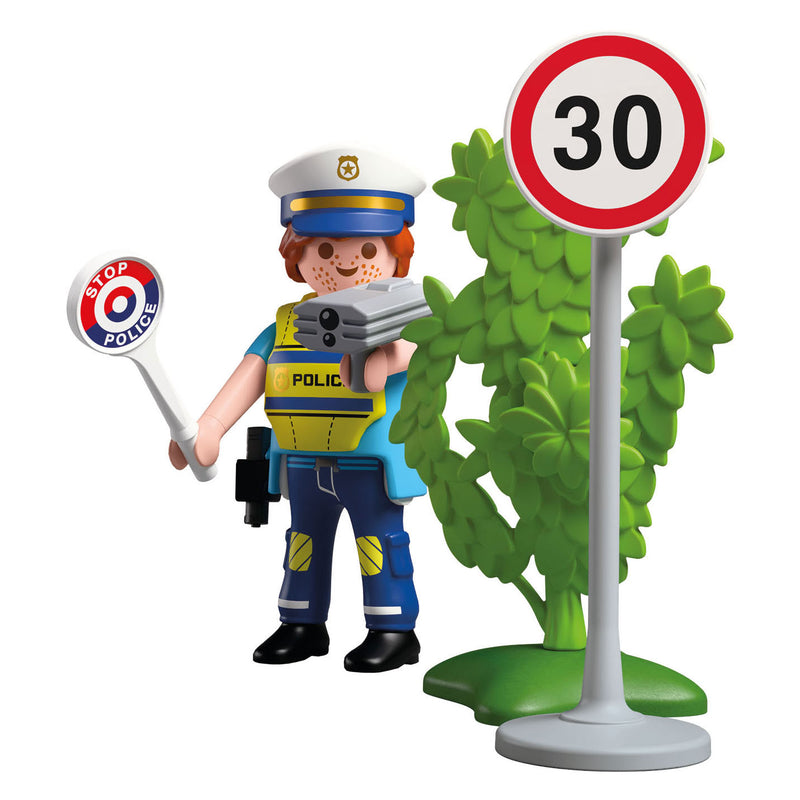 Afbeelding laden in galerijviewer, Playmobil specials politieagent met snelheidsradar - 72029
