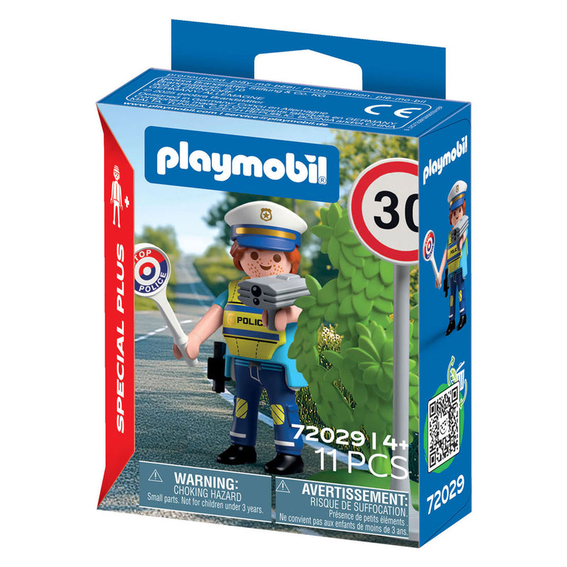 Afbeelding laden in galerijviewer, Playmobil specials politieagent met snelheidsradar - 72029
